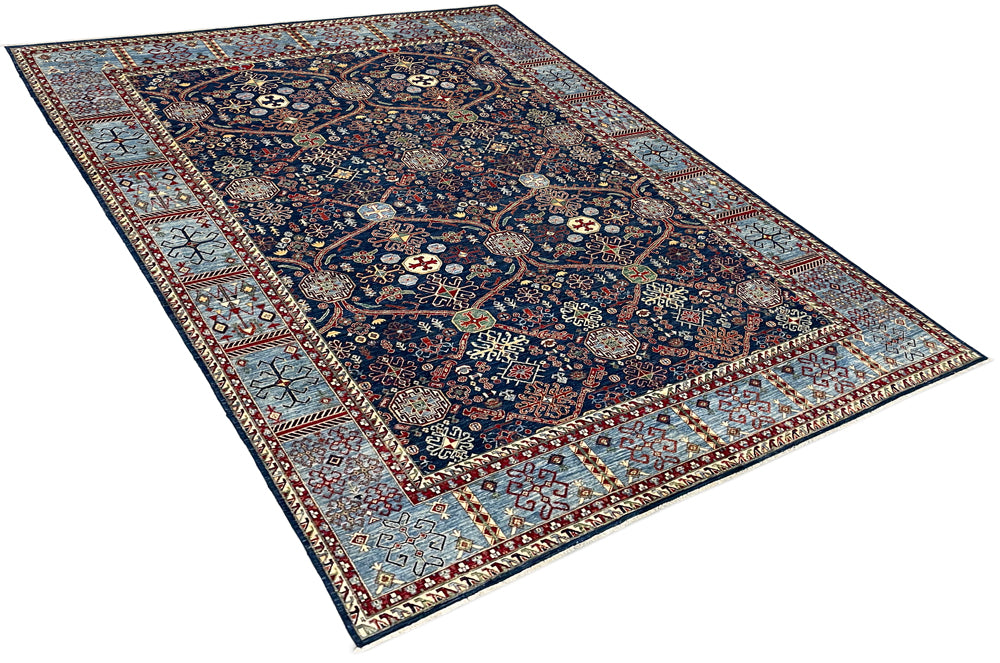 10'1"x13'4" Kazak Hand Knotted