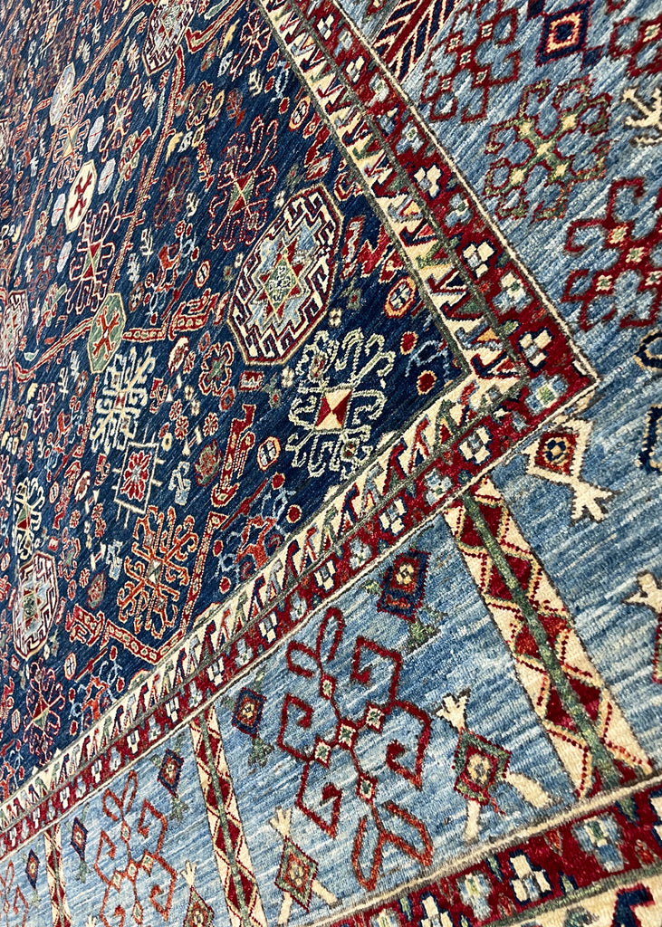 10'1"x13'4" Kazak Hand Knotted