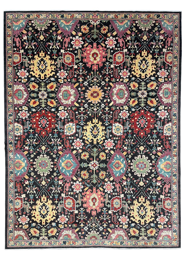 10'1"x13'6" Karabaugh Hand Knotted