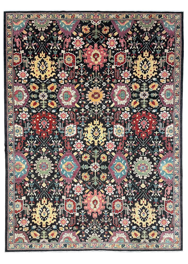 10'1"x13'6" Karabaugh Hand Knotted