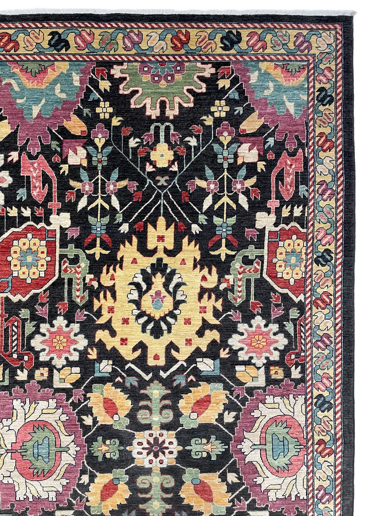 10'1"x13'6" Karabaugh Hand Knotted