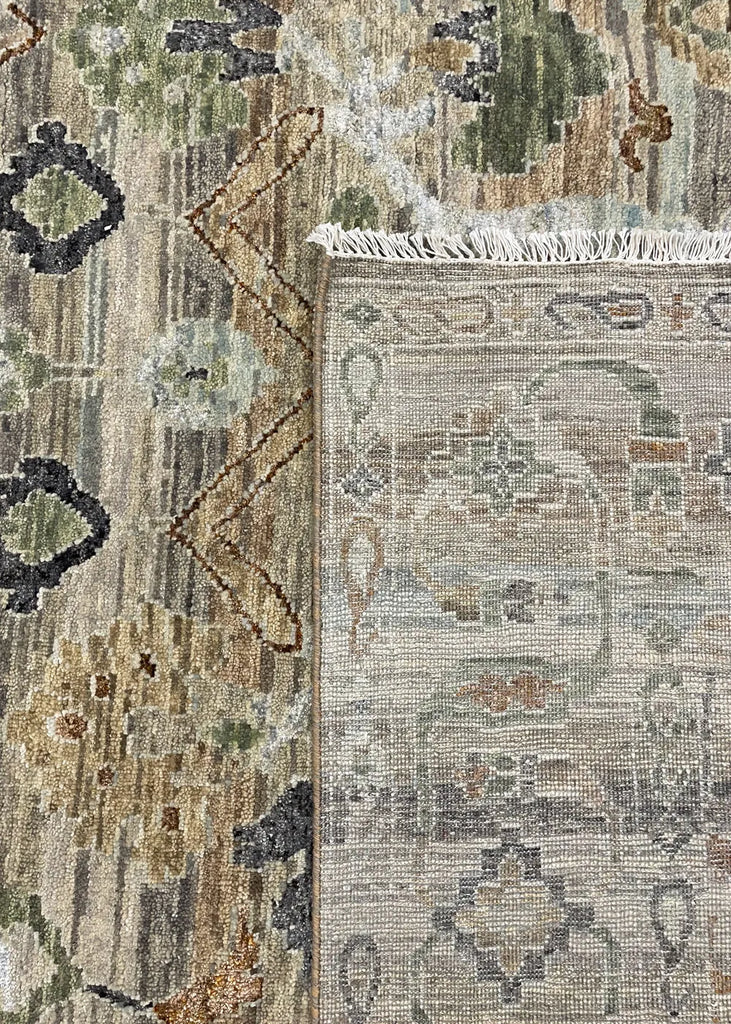 10'1"x14'1" Modern Oushak Hand Knotted