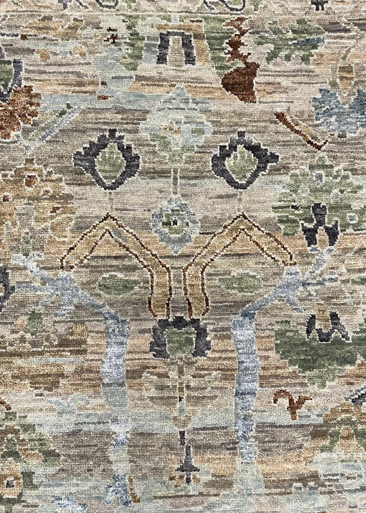 10'1"x14'1" Modern Oushak Hand Knotted