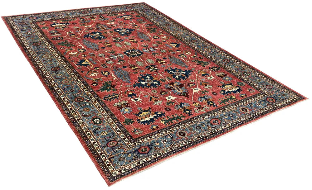 10'2"x13'11" Heriz Hand Knotted