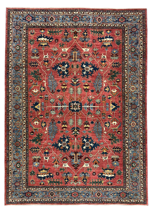 10'2"x13'11" Heriz Hand Knotted