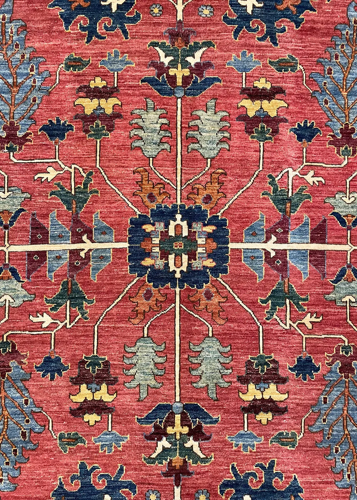 10'2"x13'11" Heriz Hand Knotted