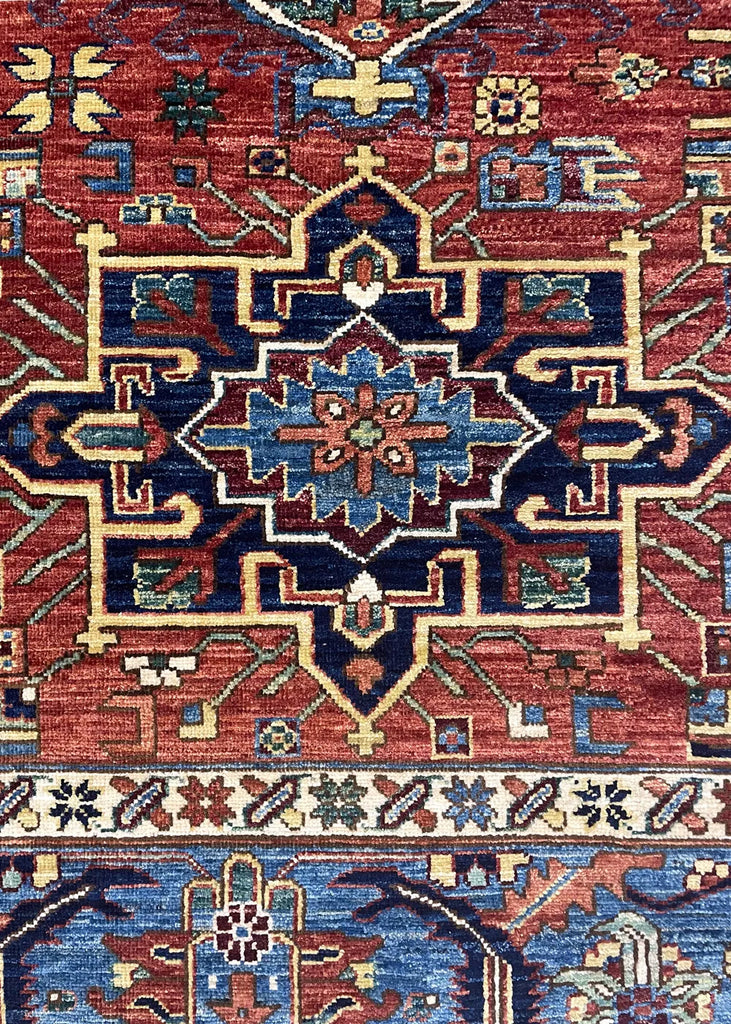 10'2"x13'9" Karaja Hand Knotted