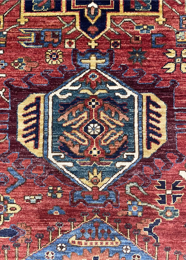 10'2"x13'9" Karaja Hand Knotted