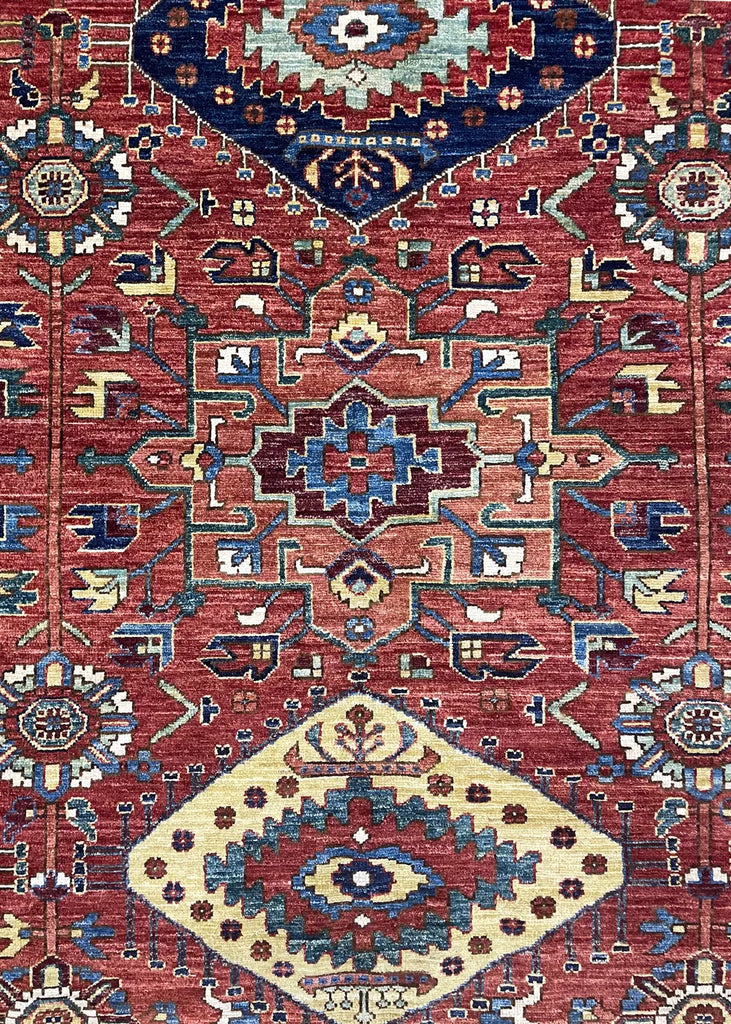 10'2"x13'9" Karaja Hand Knotted