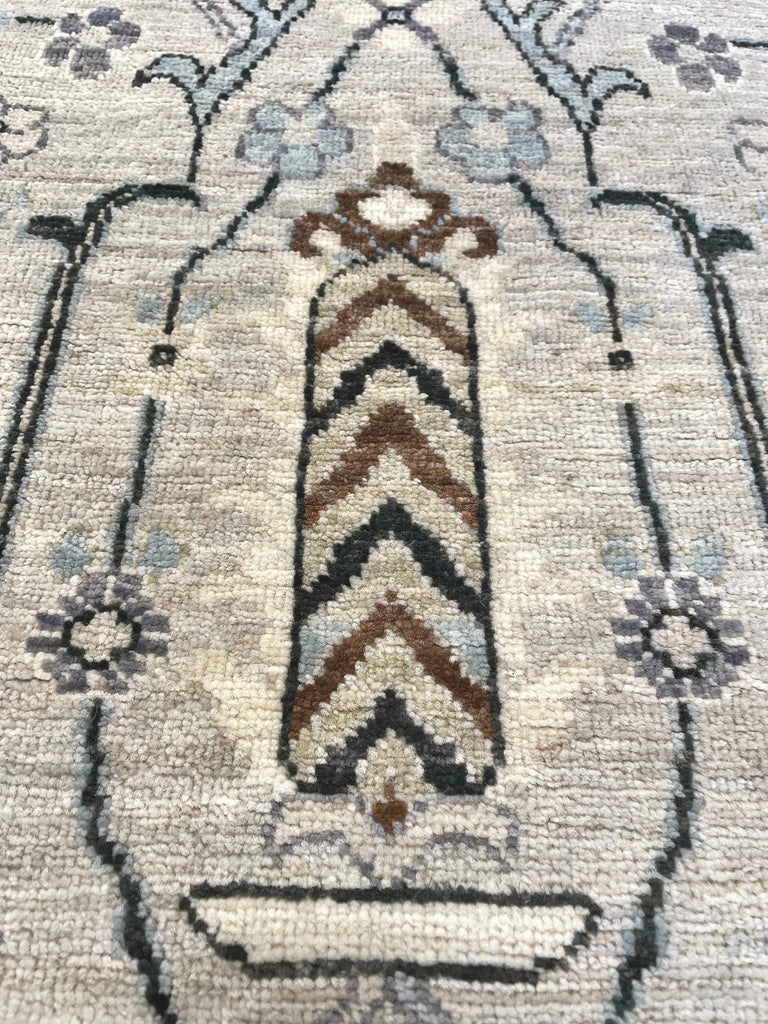 10'2"x14'1" Indo-Tabriz Hand Knotted