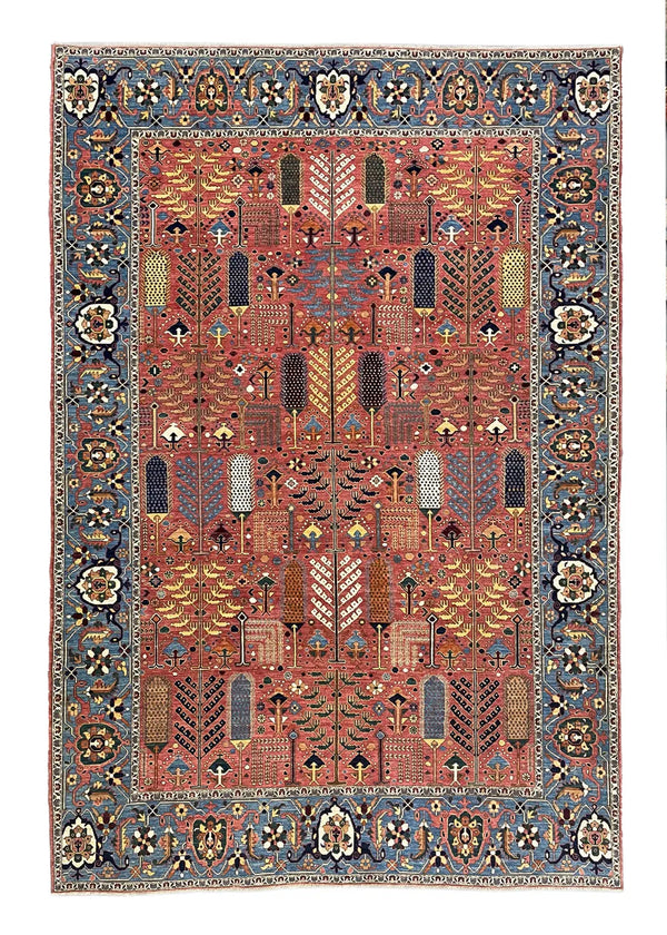 10'2"x14'7" Bakshiesh Hand Knotted