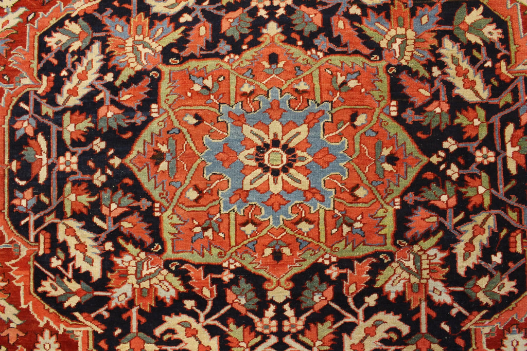 10'3x12'6 Heriz Hand Knotted