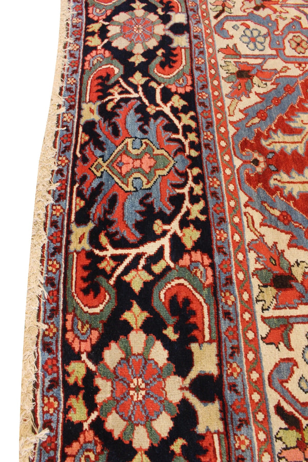 10'3x12'6 Heriz Hand Knotted