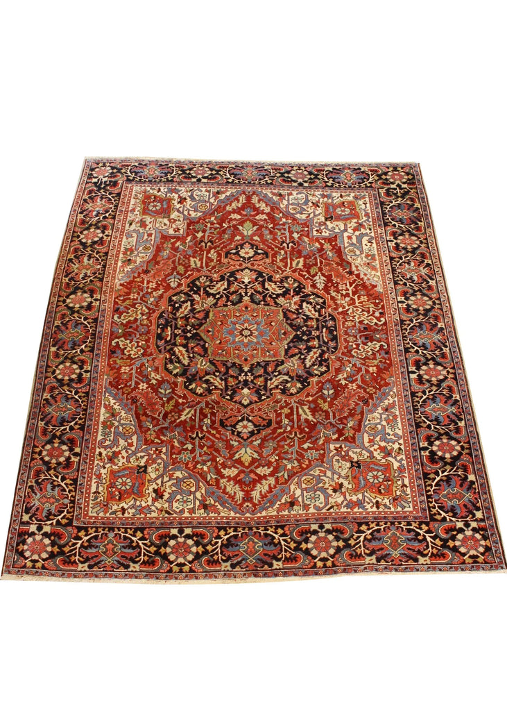 10'3x12'6 Heriz Hand Knotted