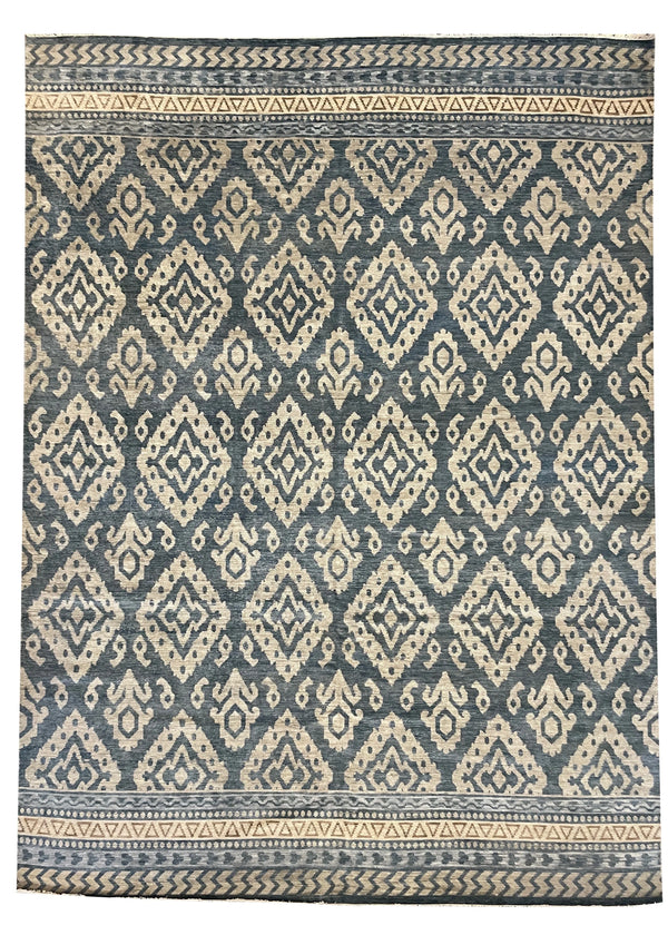 10'3"x13'11" Indo-Anatolian Hand Knotted