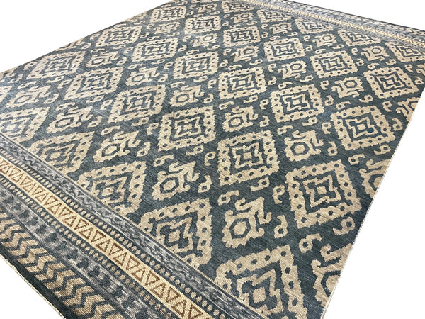 10'3"x13'11" Indo-Anatolian Hand Knotted