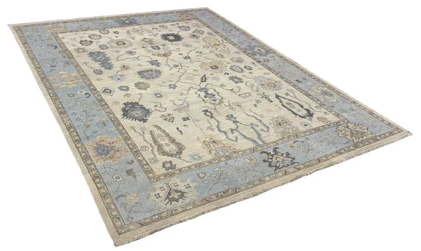 10'4"x14'1" Izmir Oushak Hand Knotted