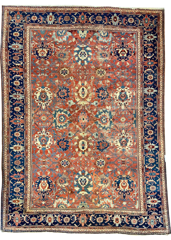 10'4"x14'4"  Ziegler Sultanabad Hand Knotted