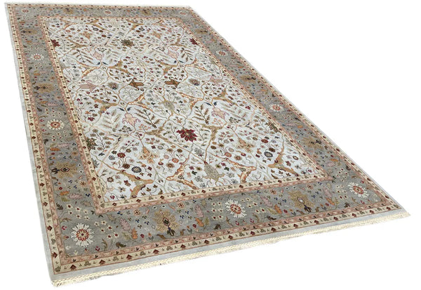 10'x13'11" Jal Mahal Agra Hand Knotted