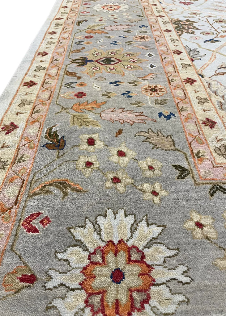 10'x13'11" Jal Mahal Agra Hand Knotted