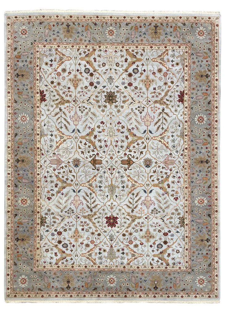 10'x13'11" Jal Mahal Agra Hand Knotted