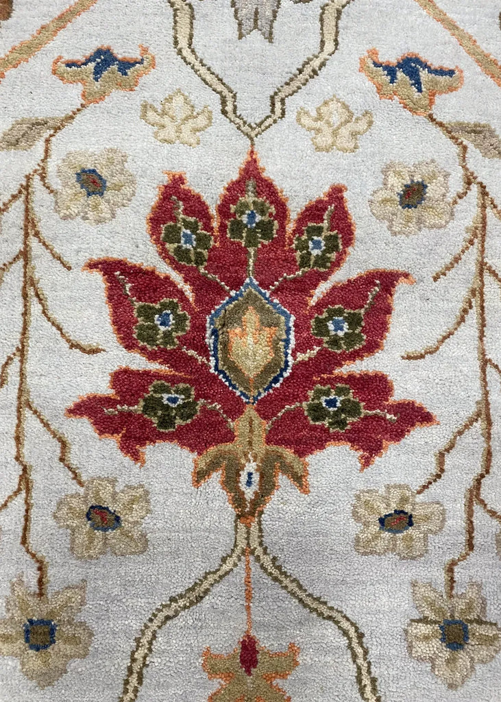 10'x13'11" Jal Mahal Agra Hand Knotted