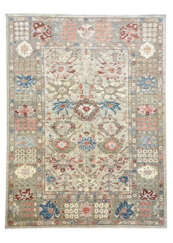 10'x13'7" Harshang Hand Knotted