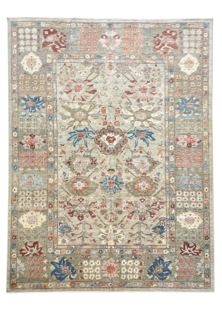 10'x13'7" Harshang Hand Knotted