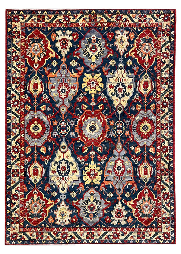 10'x13'9" Dragon Karabaugh Hand Knotted