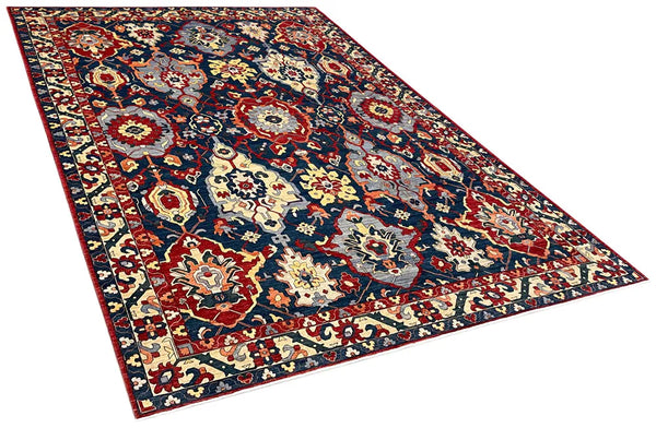 10'x13'9" Dragon Karabaugh Hand Knotted