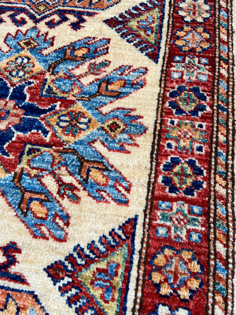 1'10"x2'10" Kazak Hand Knotted