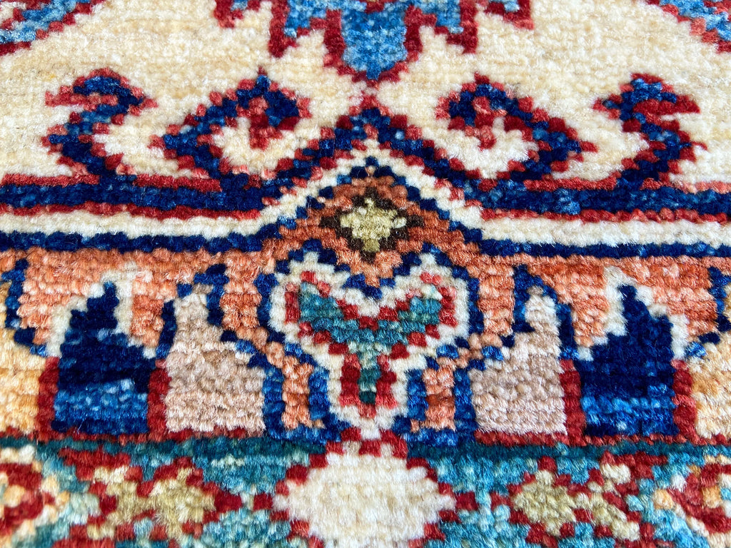 1'10"x2'10" Kazak Hand Knotted
