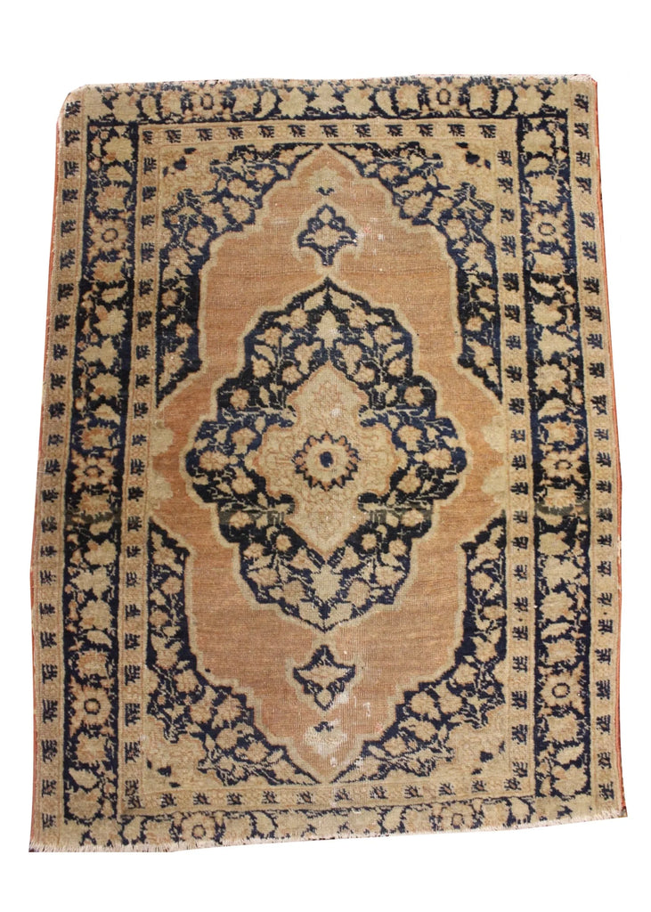 1'10"x2'5" Tabriz Hand Knotted
