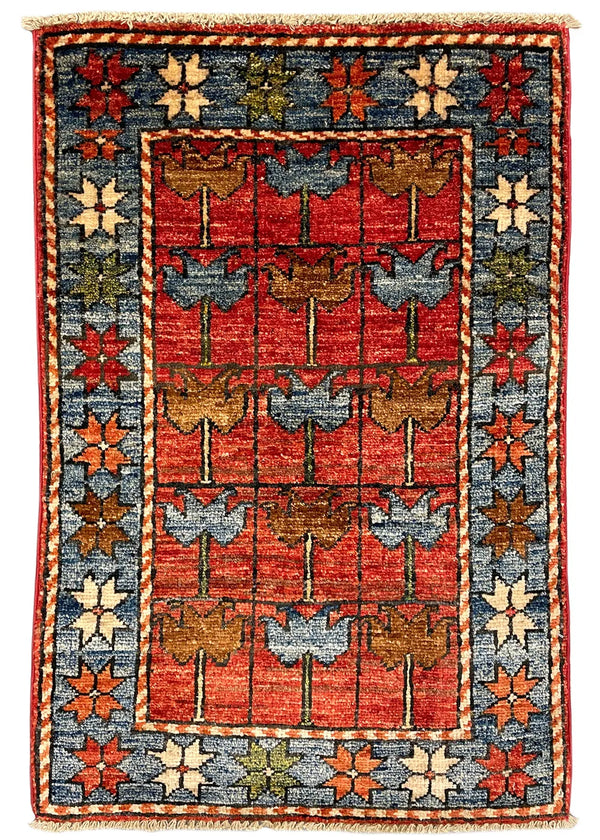1'11"x2'10" Beshir Hand Knotted