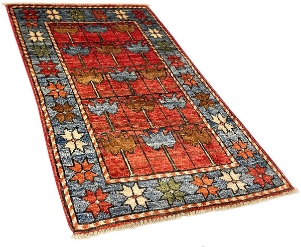 1'11"x2'10" Beshir Hand Knotted