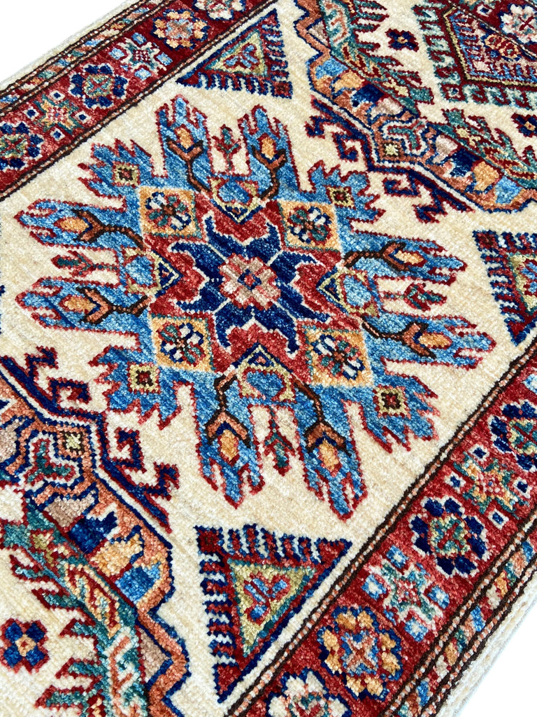 1'11"x2'10" Kazak Hand Knotted