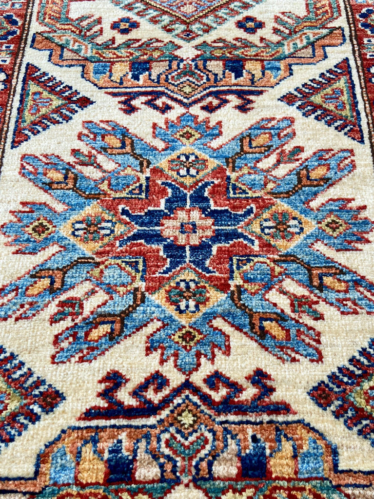 1'11"x2'10" Kazak Hand Knotted