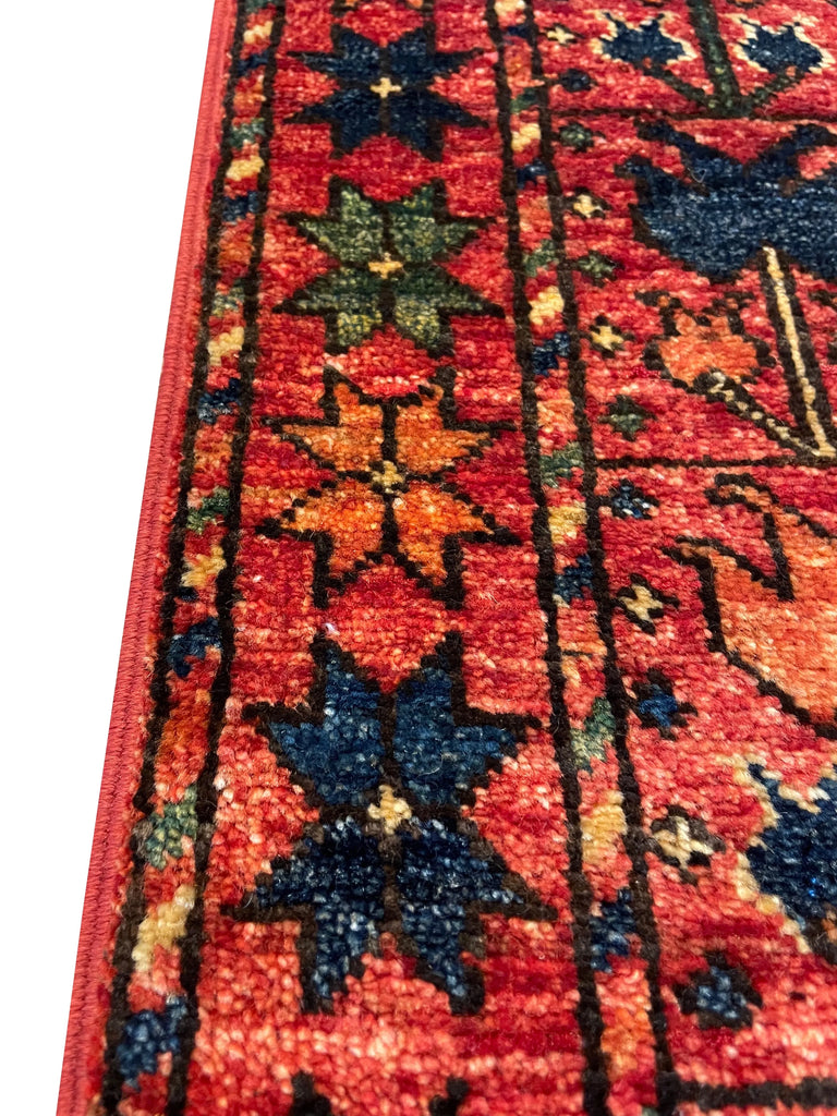 1'11"x2'11" Afghan-Beshir Hand Knotted