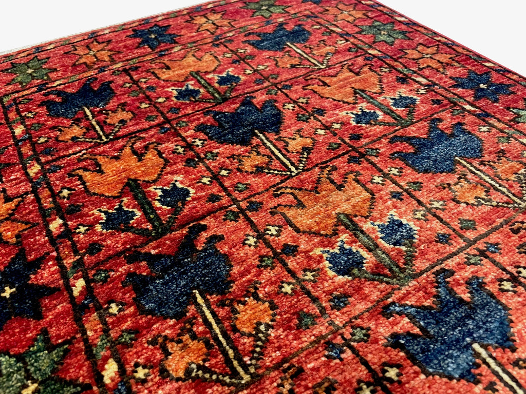 1'11"x2'11" Afghan-Beshir Hand Knotted