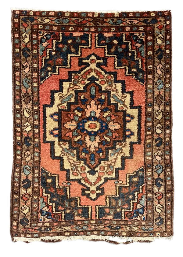 1'11"x2'7" Hamadan Hand Knotted