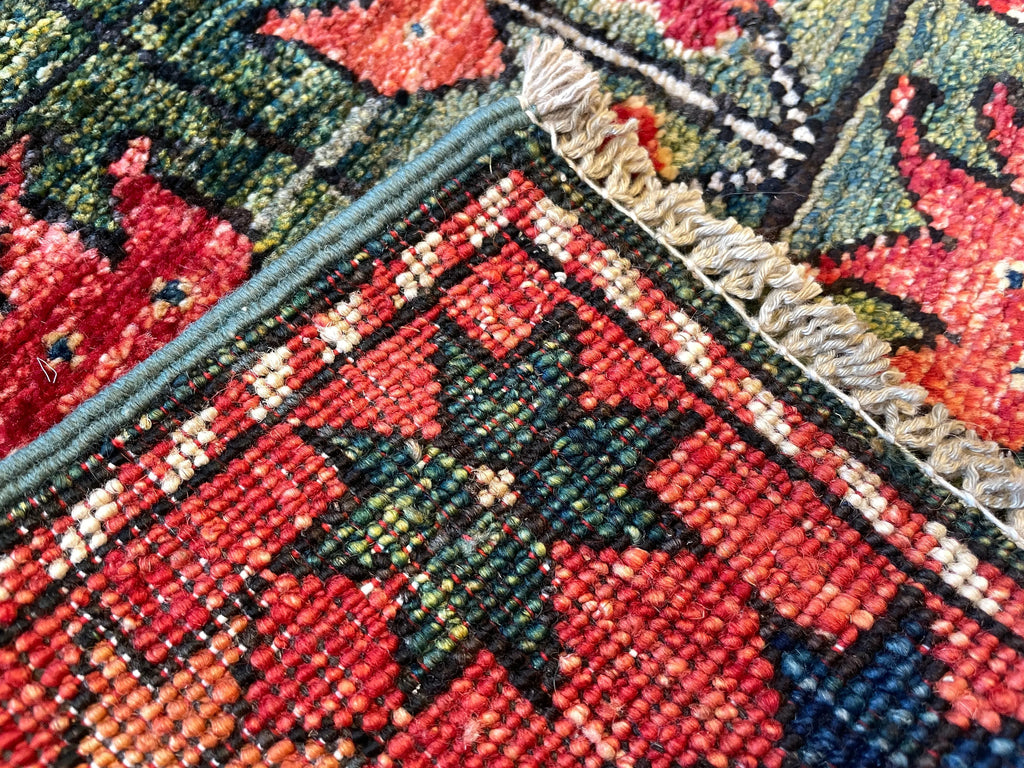 1'11"x3' Afghan-Ersari Hand Knotted