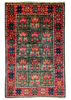 1'11"x3' Afghan-Ersari Hand Knotted