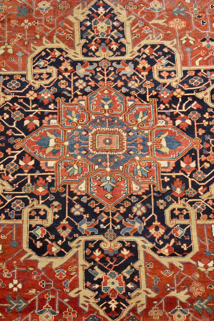 11'6"x13'9" Heriz (s) Hand Knotted