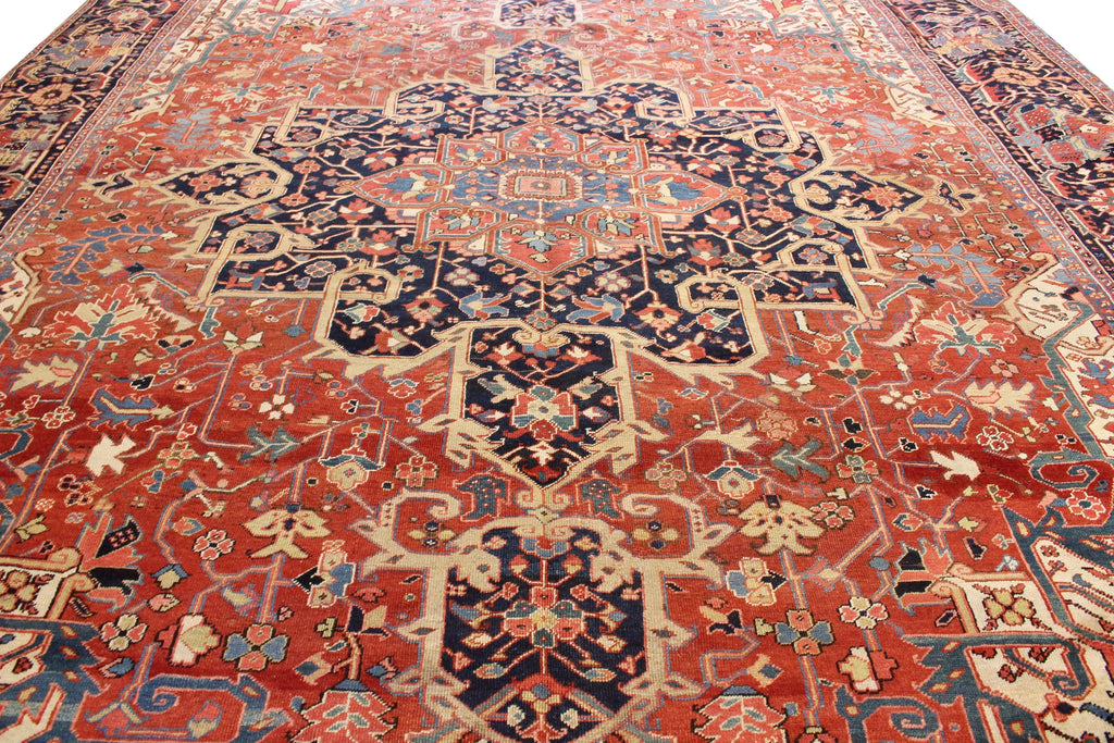11'6"x13'9" Heriz (s) Hand Knotted