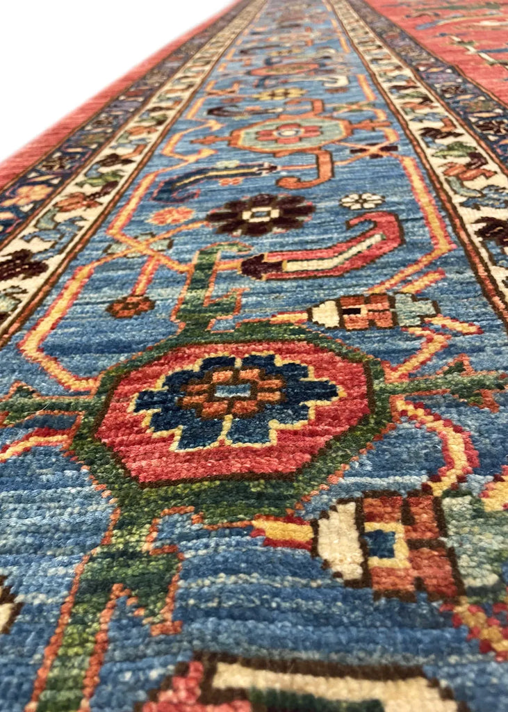 12'2"x17'10" Heriz Hand Knotted