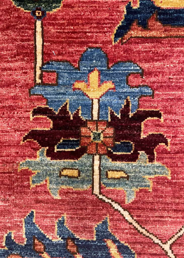12'2"x17'10" Heriz Hand Knotted