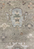 12'4"x15'3" Izmir Oushak Hand Knotted