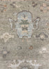 12'4"x15'3" Izmir Oushak Hand Knotted
