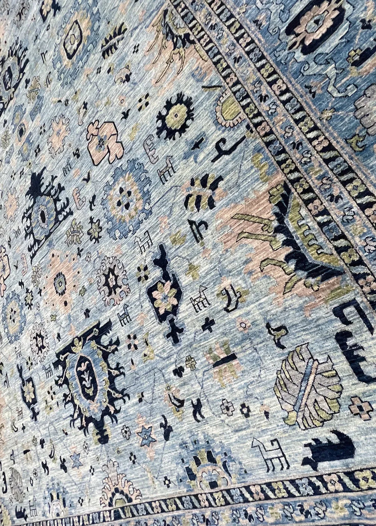 12'x15'2" Mahal Hand Knotted