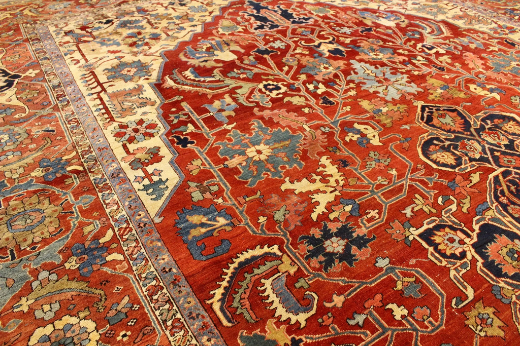 12x19'11" Serapi/Heriz Hand Knotted